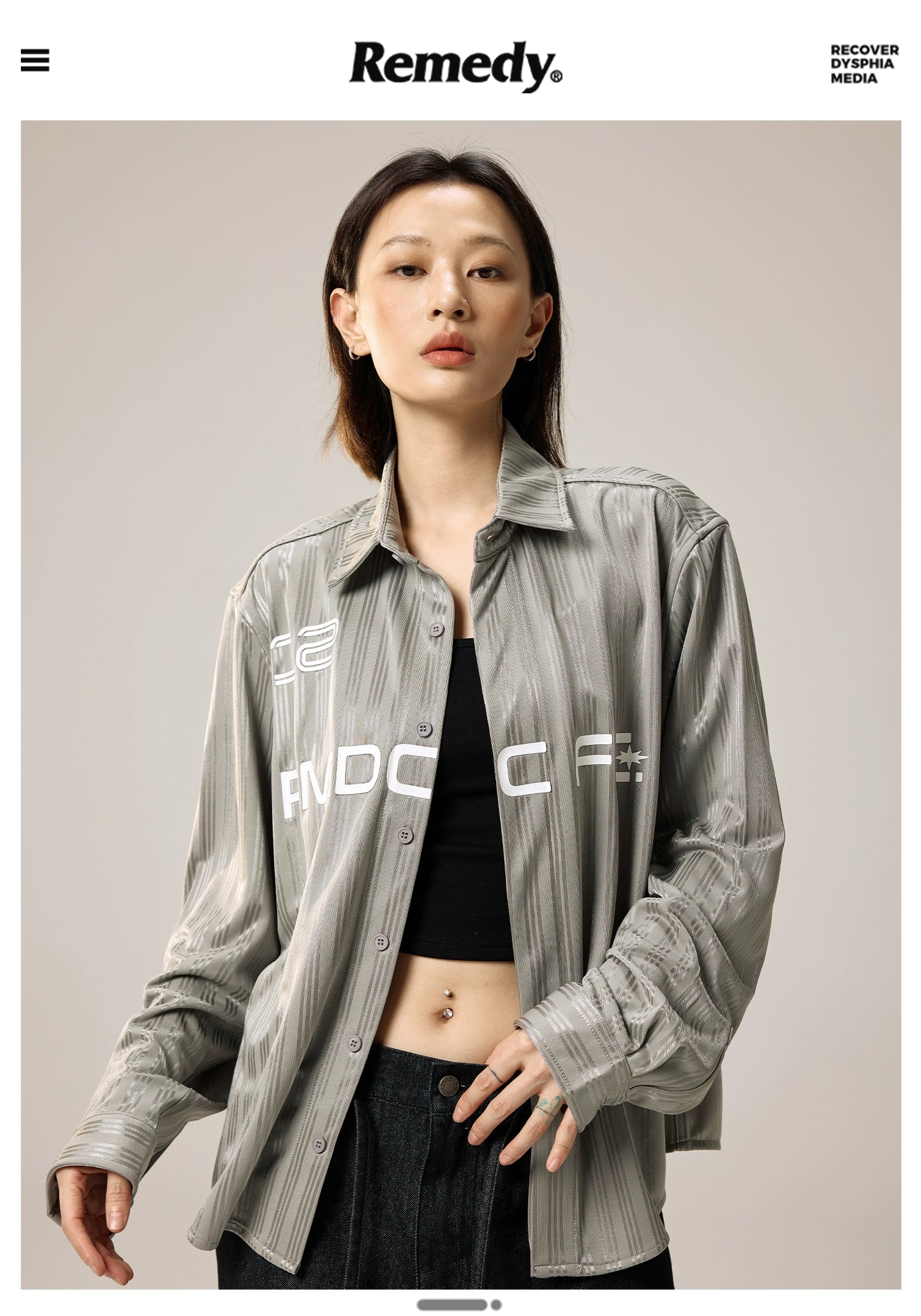 Remedy Silk Striped Shirt