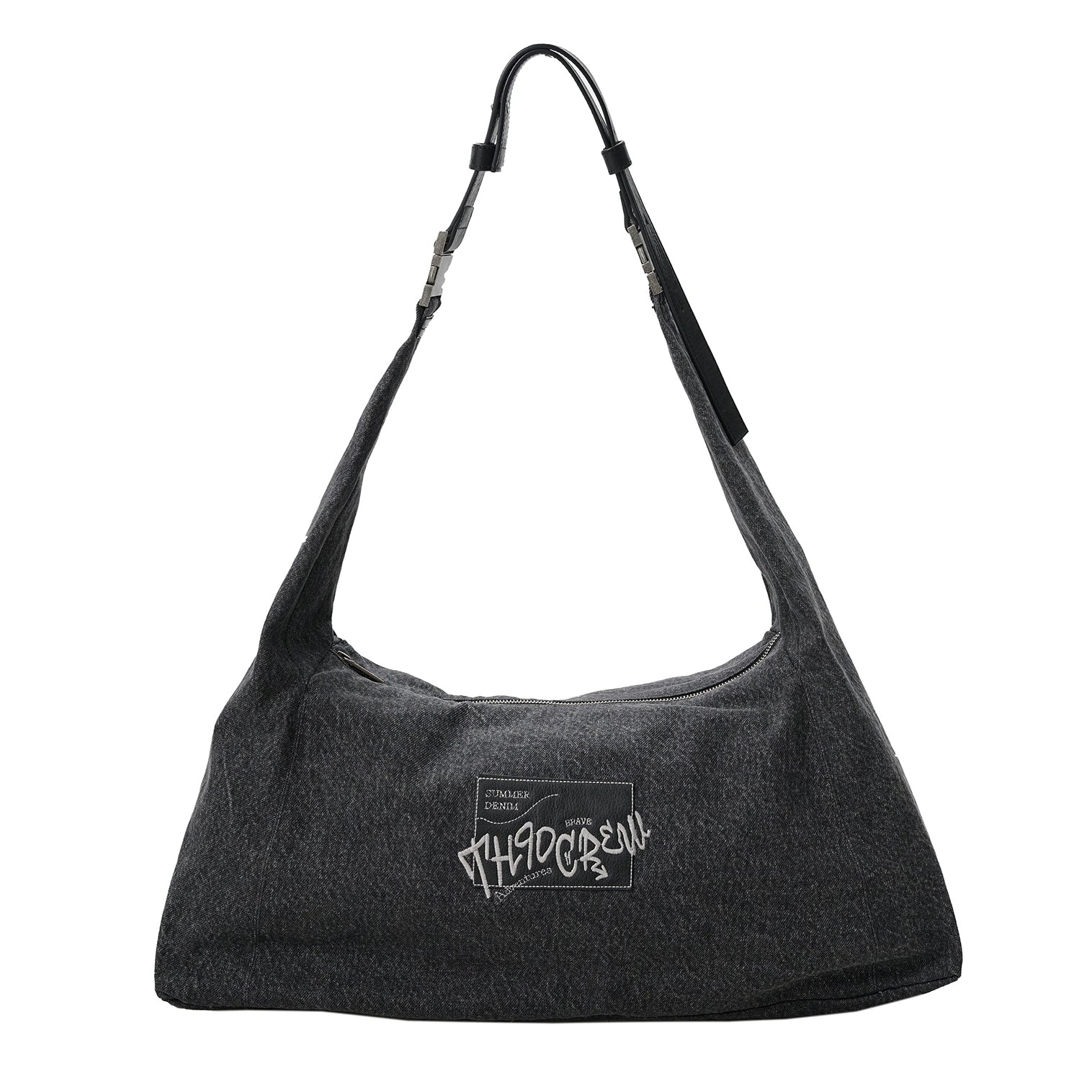 TH90 Retro Washed Denim Shoulder Messenger Commuter Bag