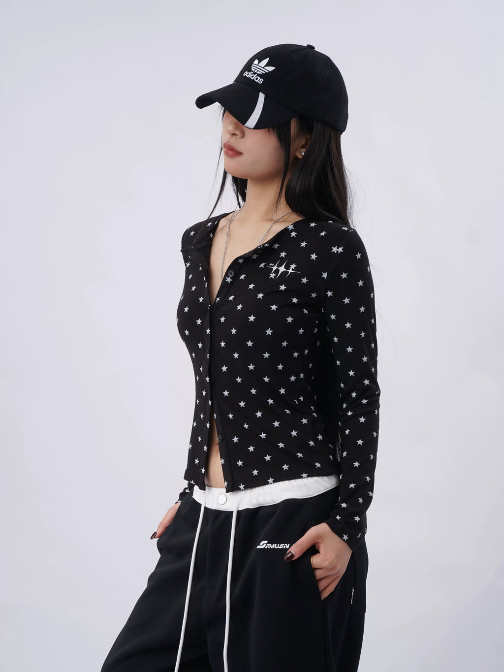 SAMUSAN Slim-fit Short Single-breasted Cardigan