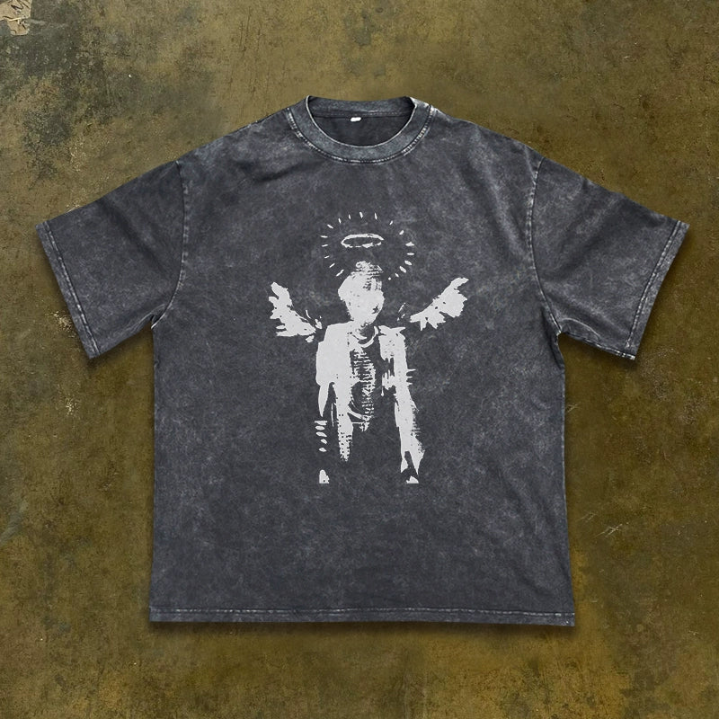Wang Youbing Studio! Angel 220g 100% Cotton Tee