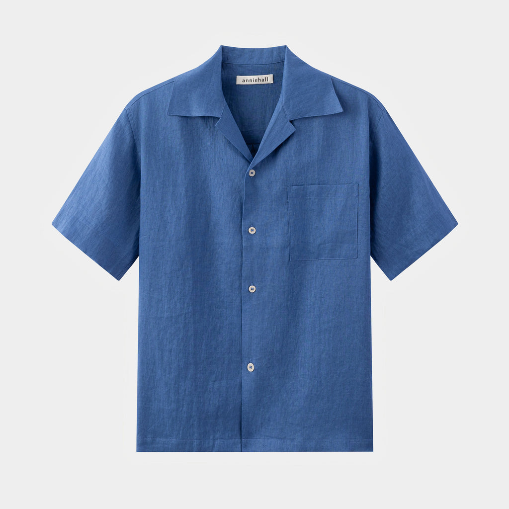 Anniehall Lapel Short Casual Short Sleeve Shirt