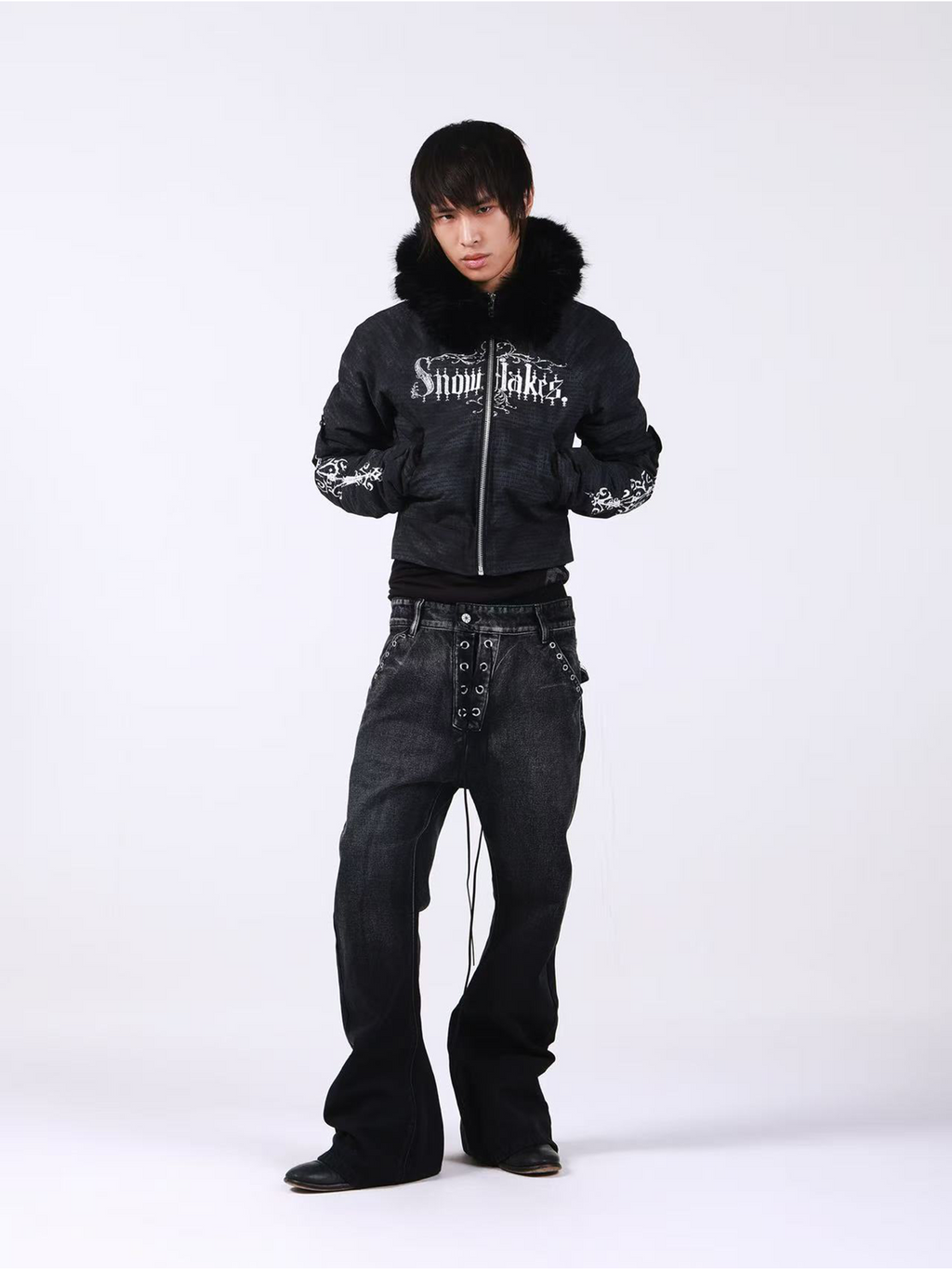 DETW Drawstring Stacking Jeans