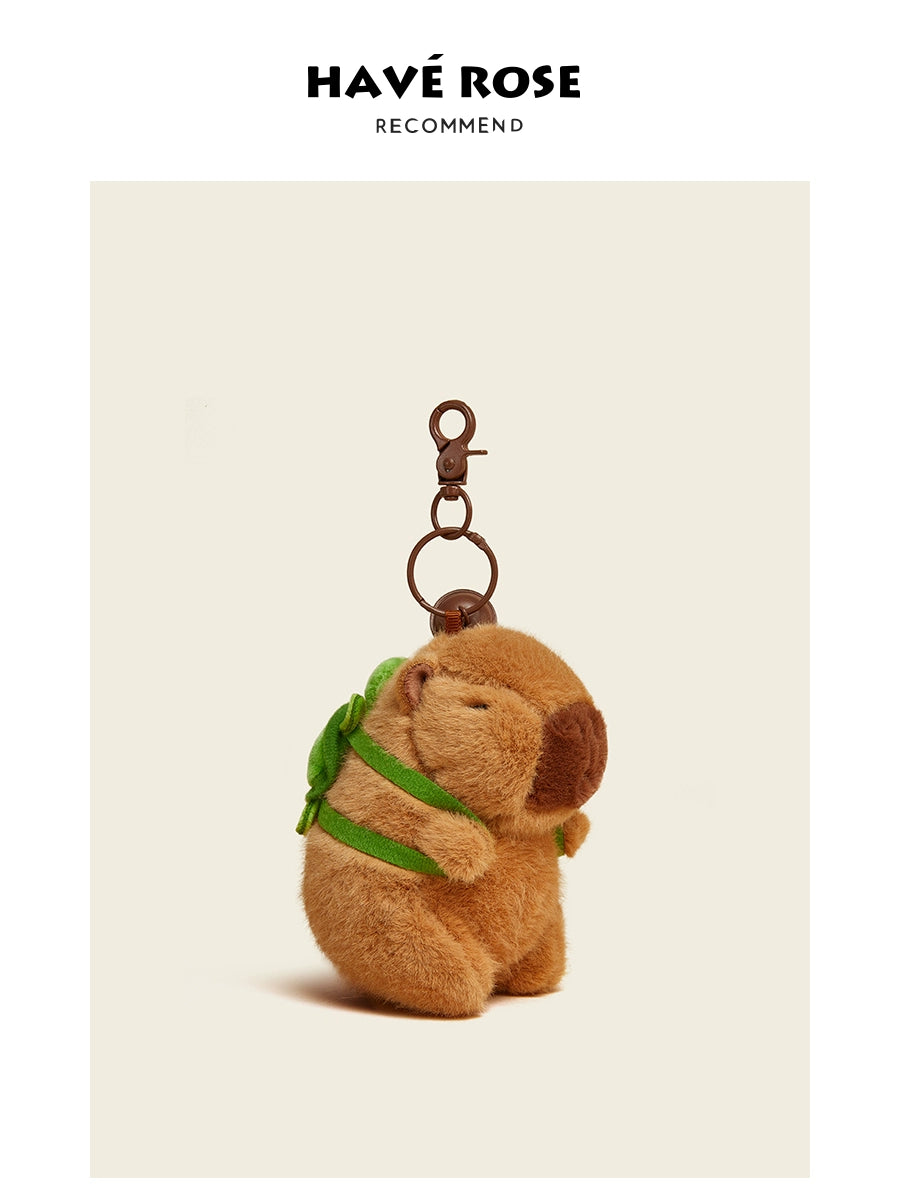 HAVEROSE Ugly Cute Capybara Bag Pendant