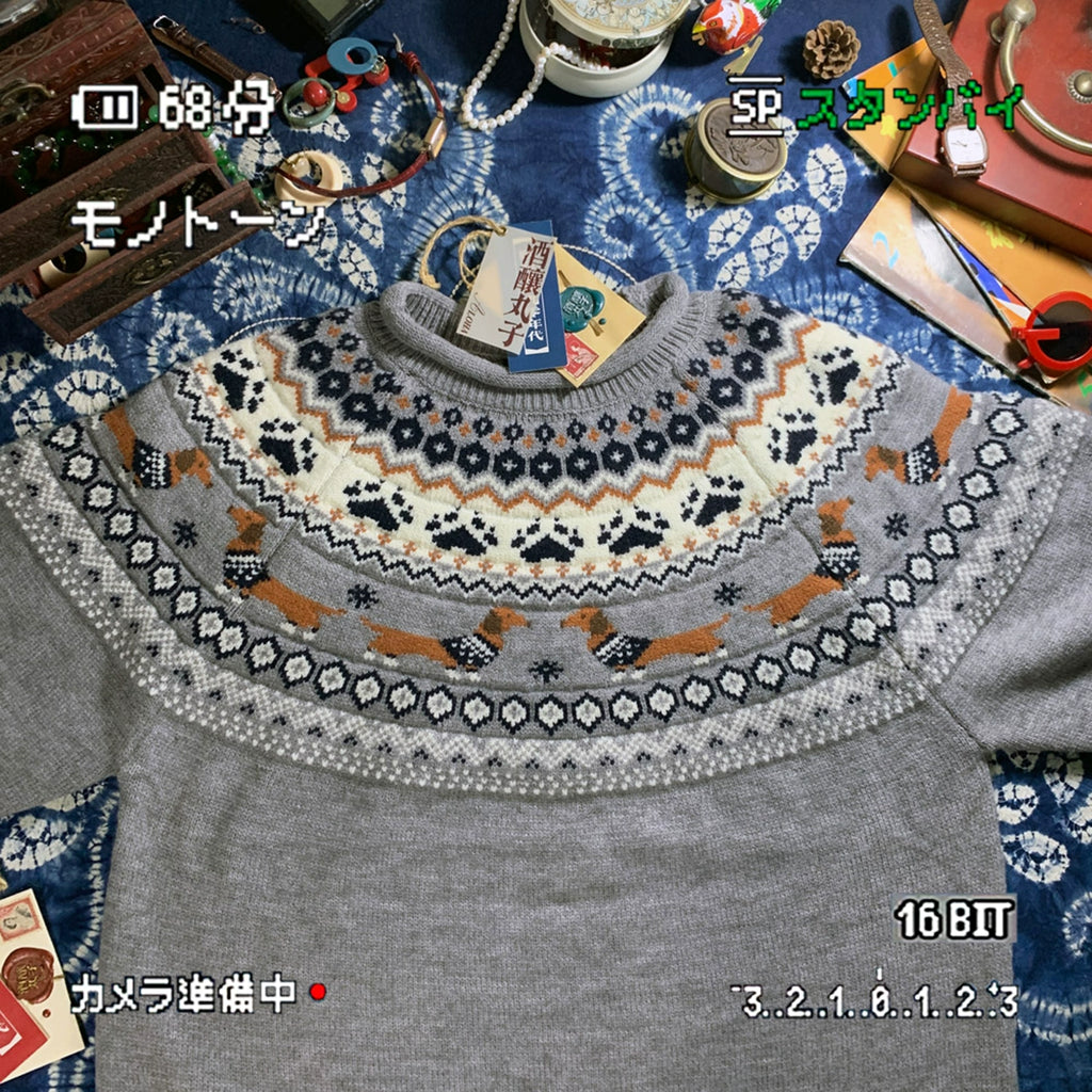 ALOHA Vintage Lazy Sweater