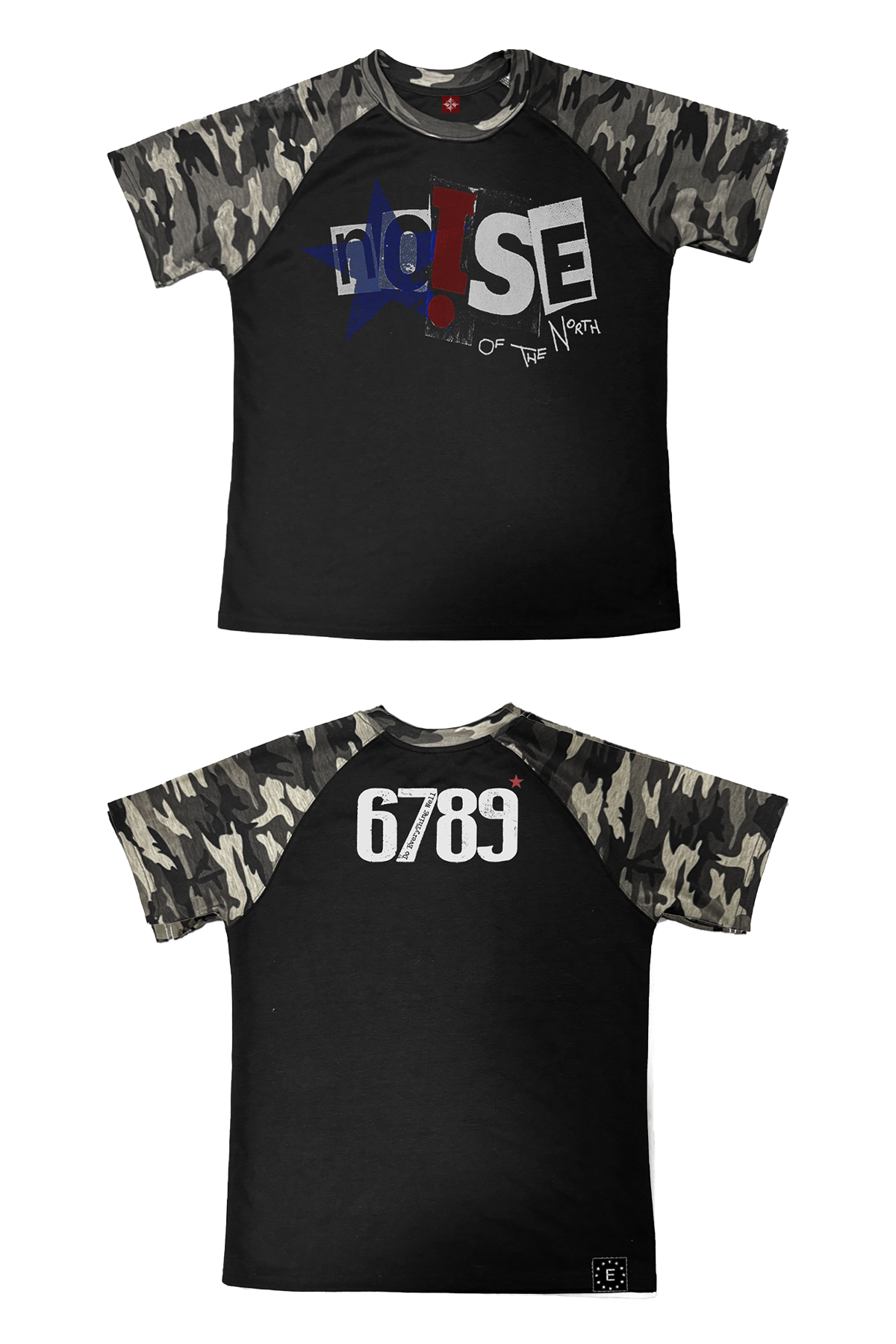 DETW Light Sub-camouflage Splicing Shoulder Tee