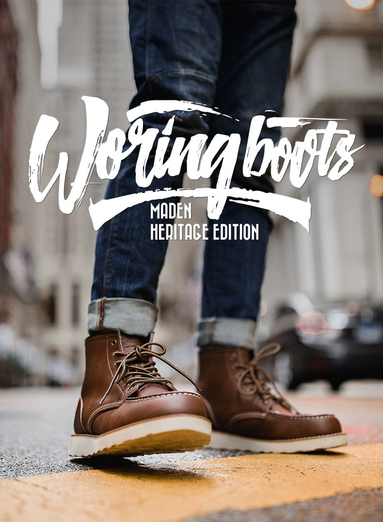 Maden's Mid-gang Vintage Leather Boots