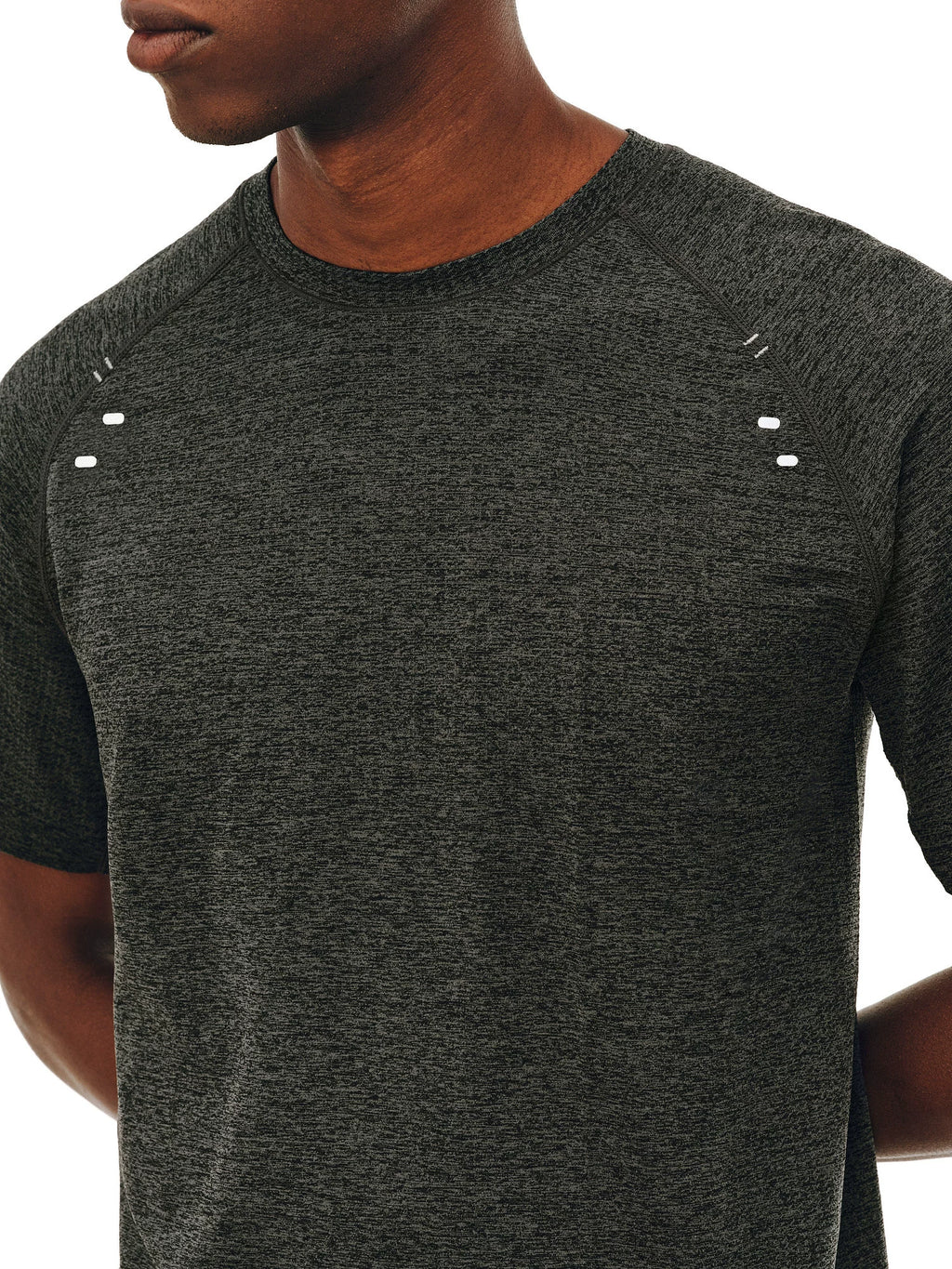 FPA Sports Striped Round Neck Breathable Tee