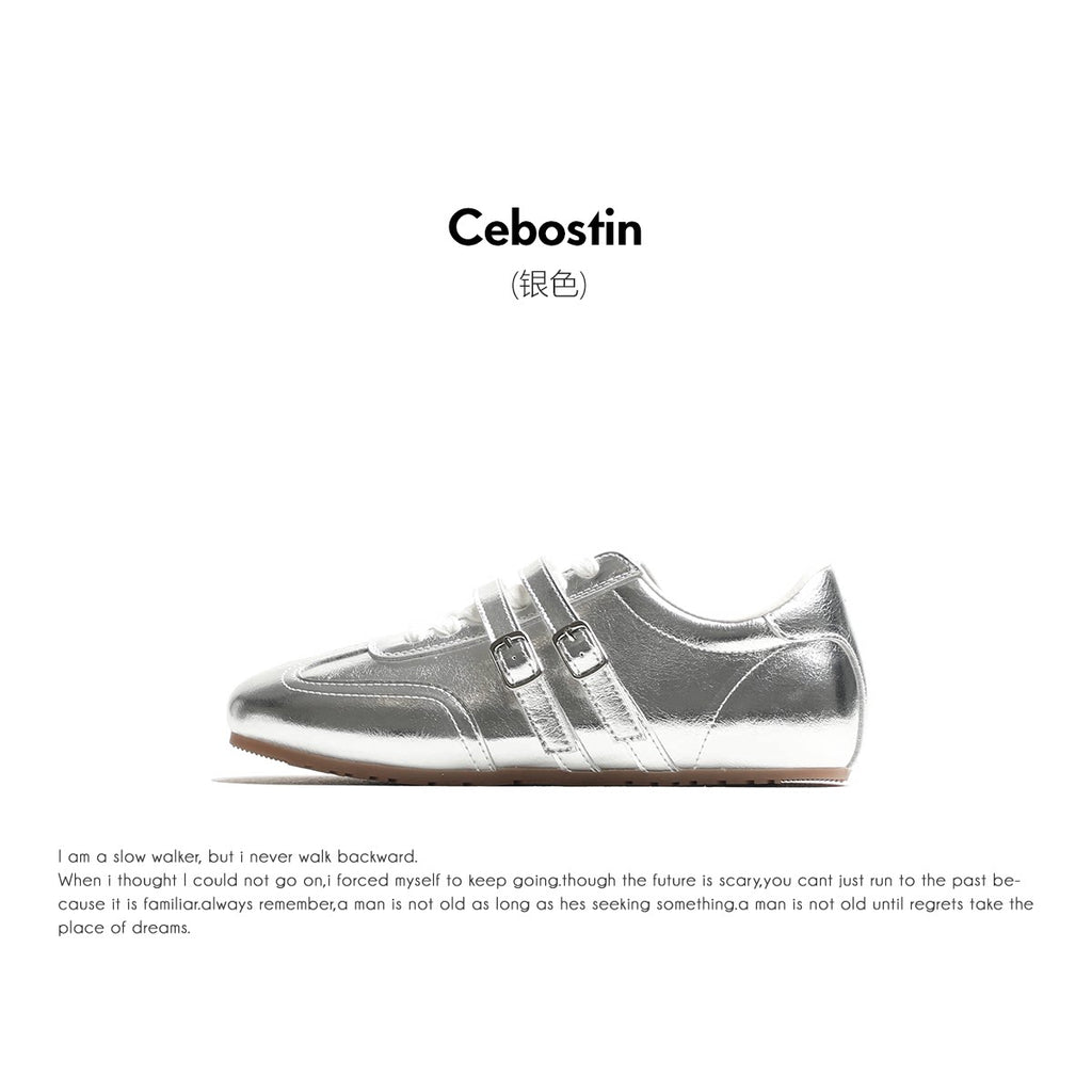 Cebostin First Layer Cowhide Heightening Casual Shoes