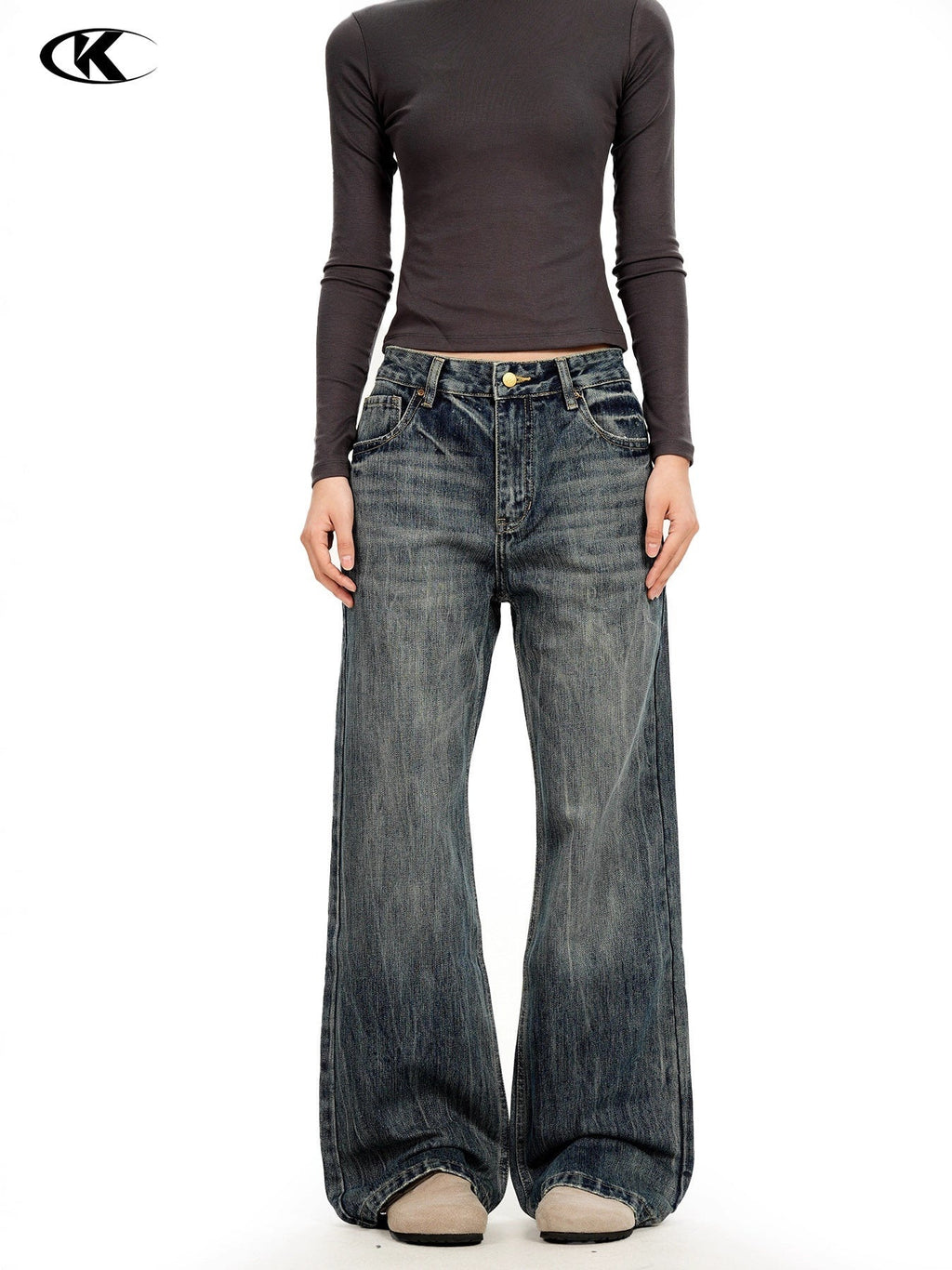 11KN Retro Slim-fit Slacks