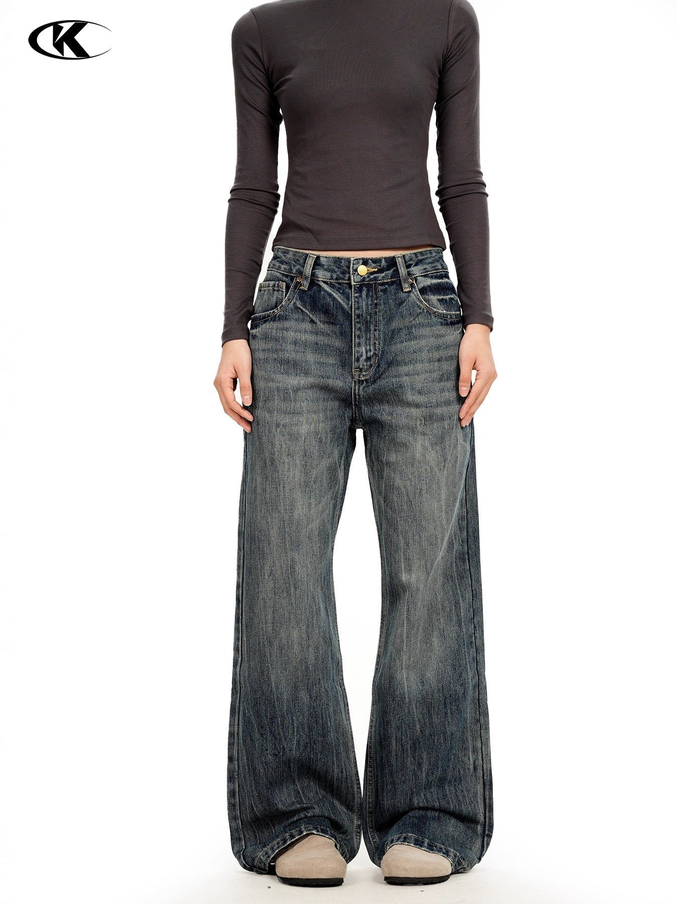 11KN Retro Slim-fit Slacks