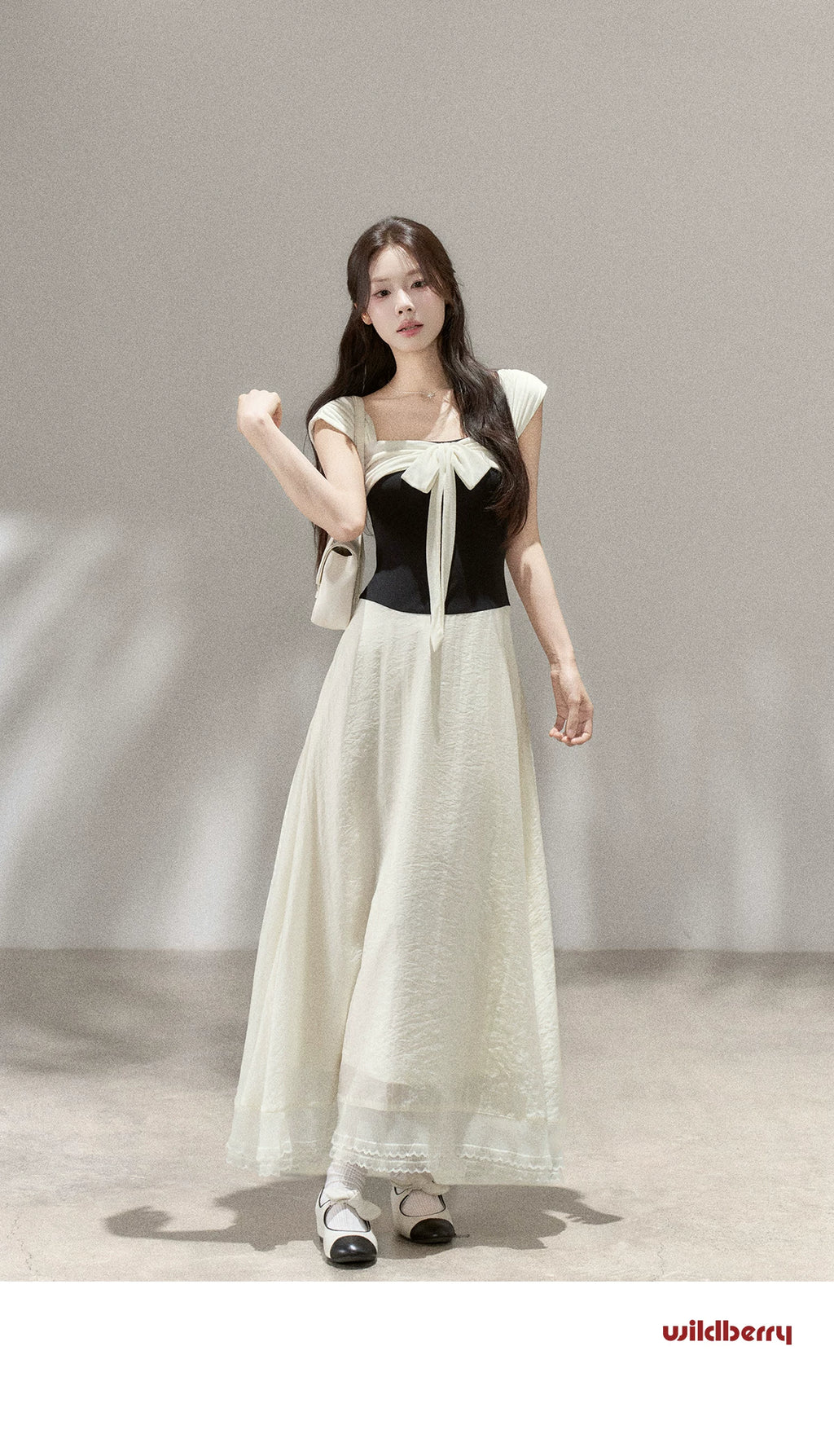 One Wildberry Retro Fake Two Waist Dress