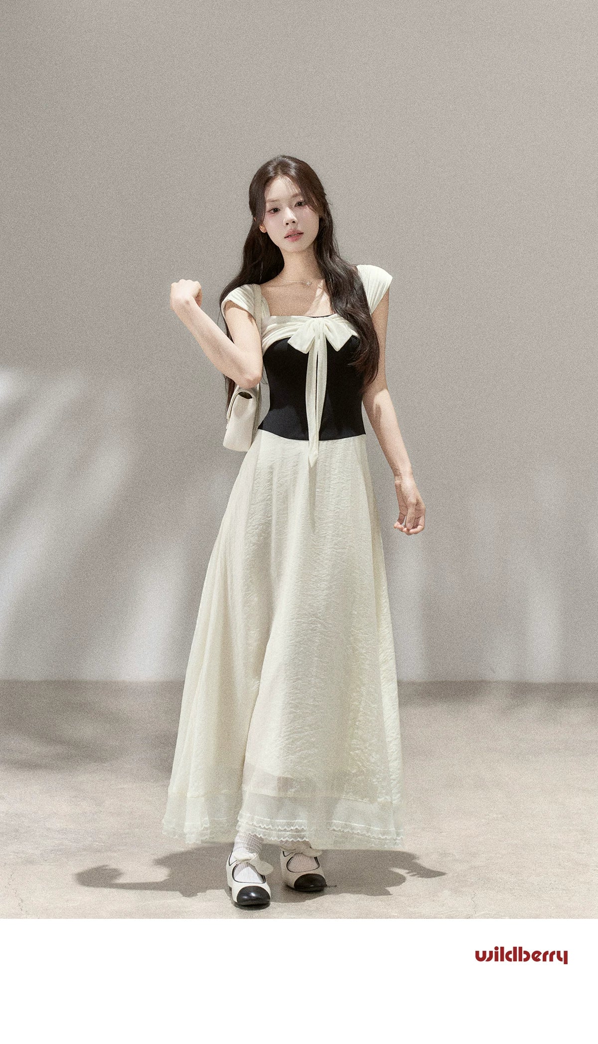 One Wildberry Retro Fake Two Waist Dress