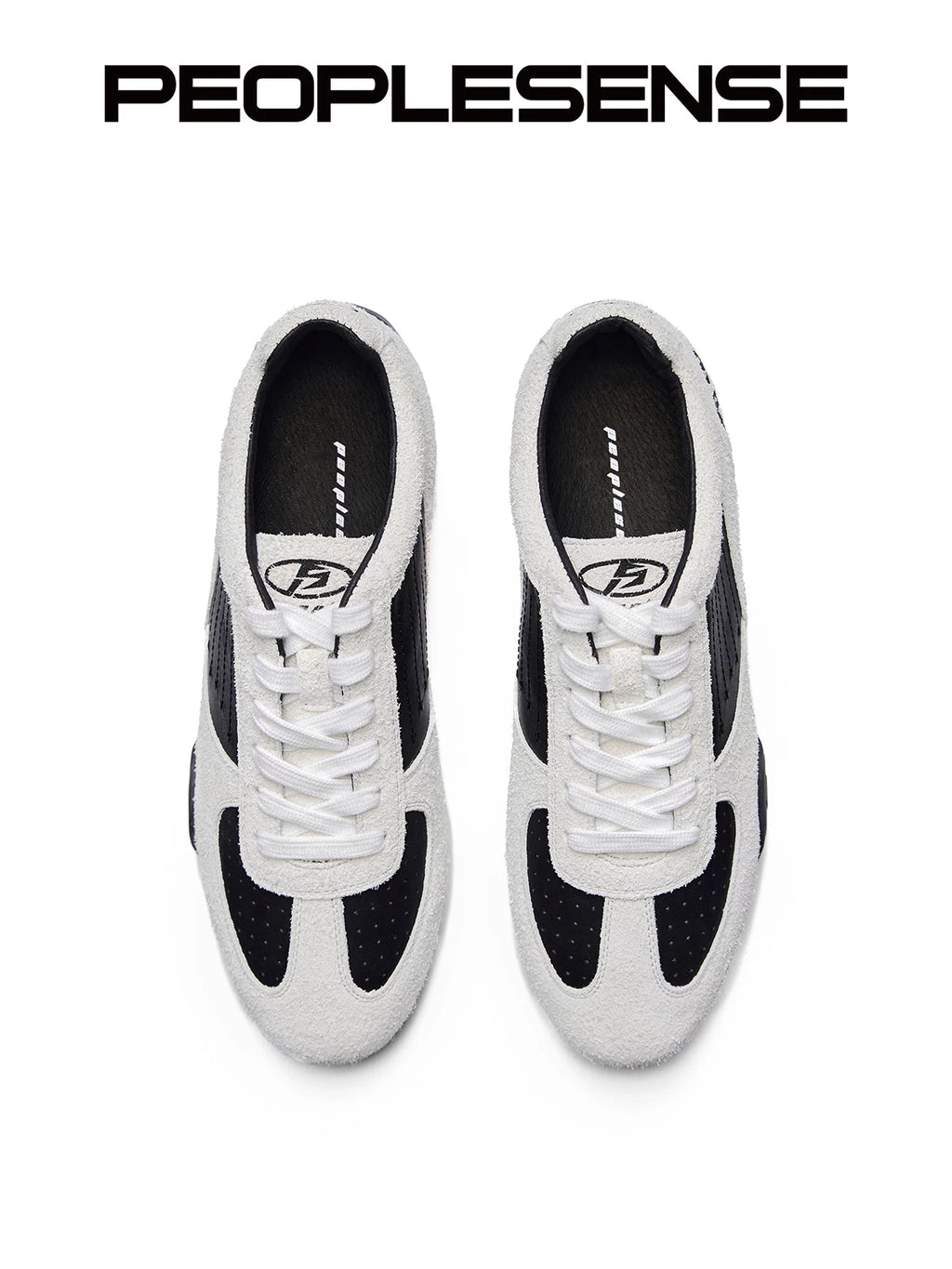 PEOPLESENSE Vintage Stitched Embroidered Sneakers
