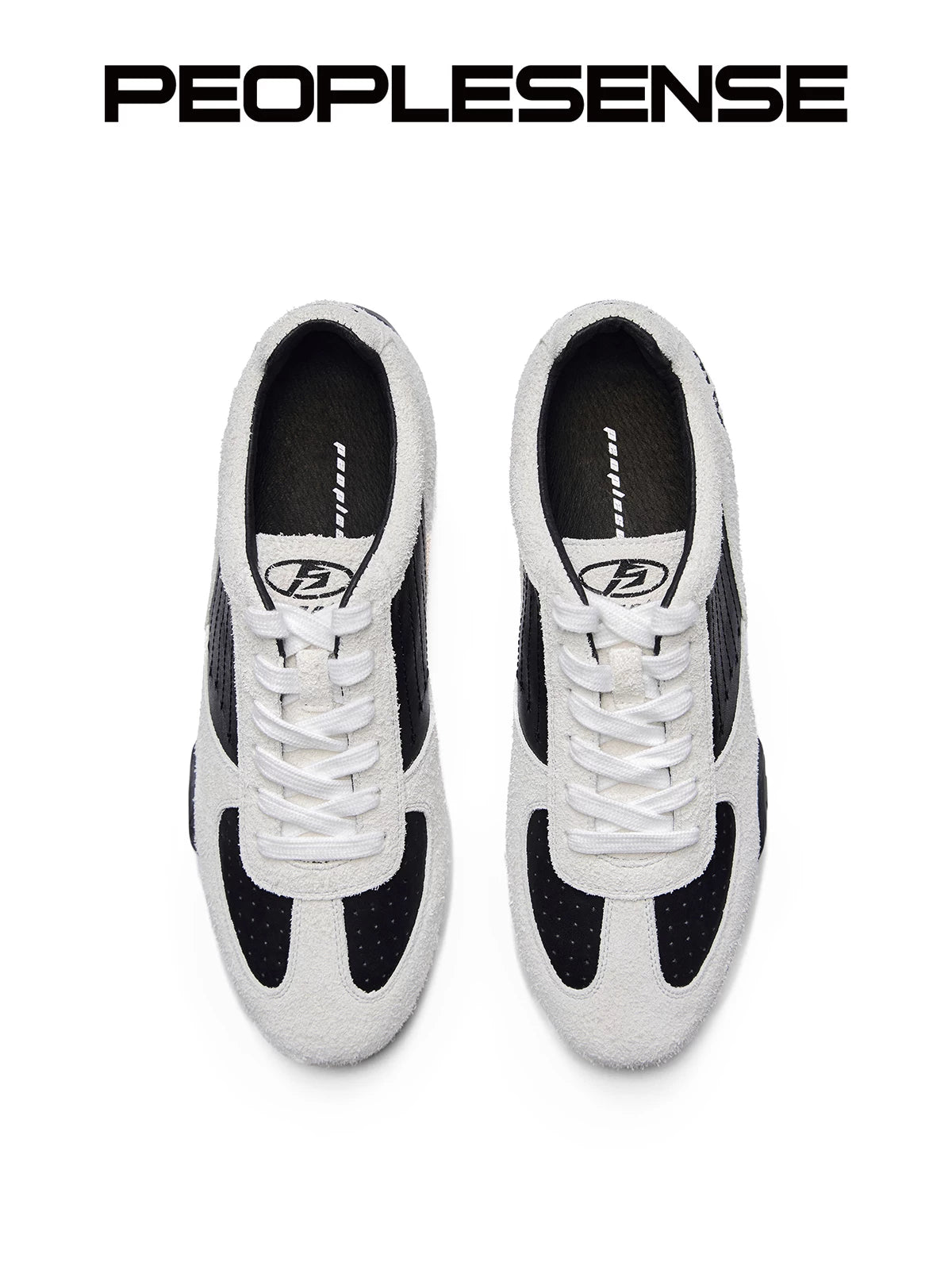 PEOPLESENSE Vintage Stitched Embroidered Sneakers