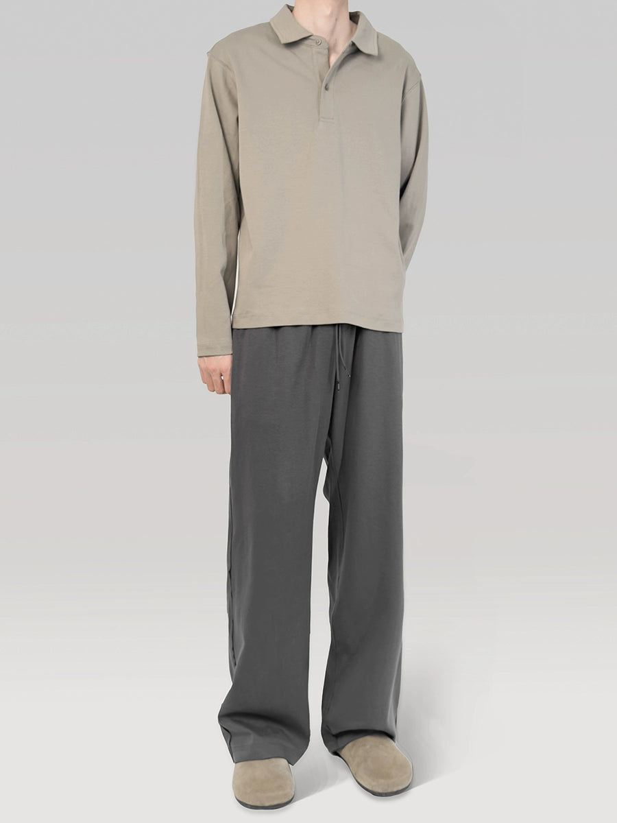 PLUS NO LOGO Light and Drape Sports Trousers