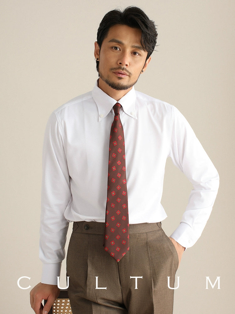 CULTUM Italian Long-sleeved Non-ironing and Easy-to-care Business Casual Shirt