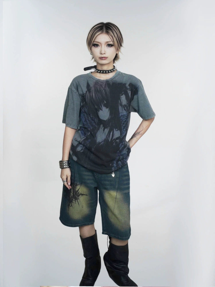 WEBBAR Batik Cotton Loose Tee