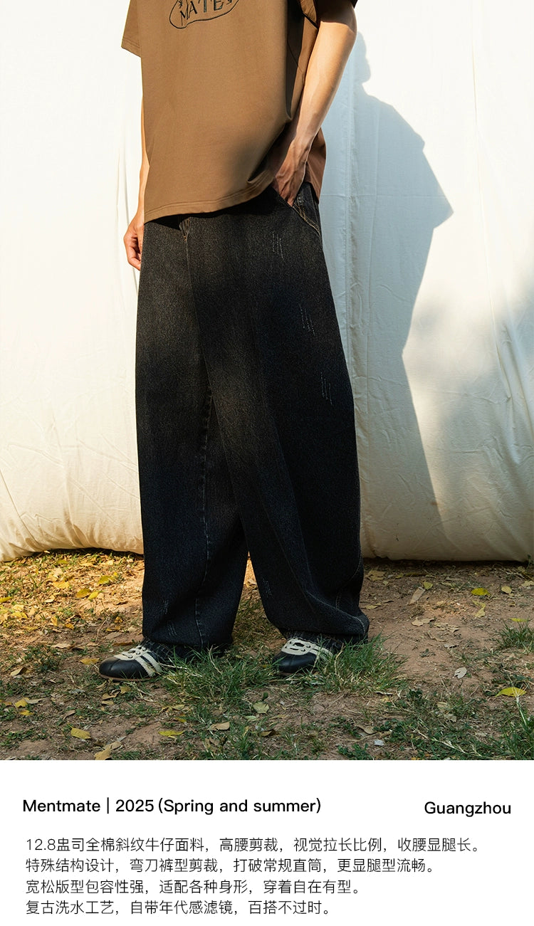 Mentmate Splicing Machete Loose Vintage Jeans