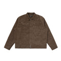 CHANYOOU Vintage Deconstructed Suede Lapel Jacket