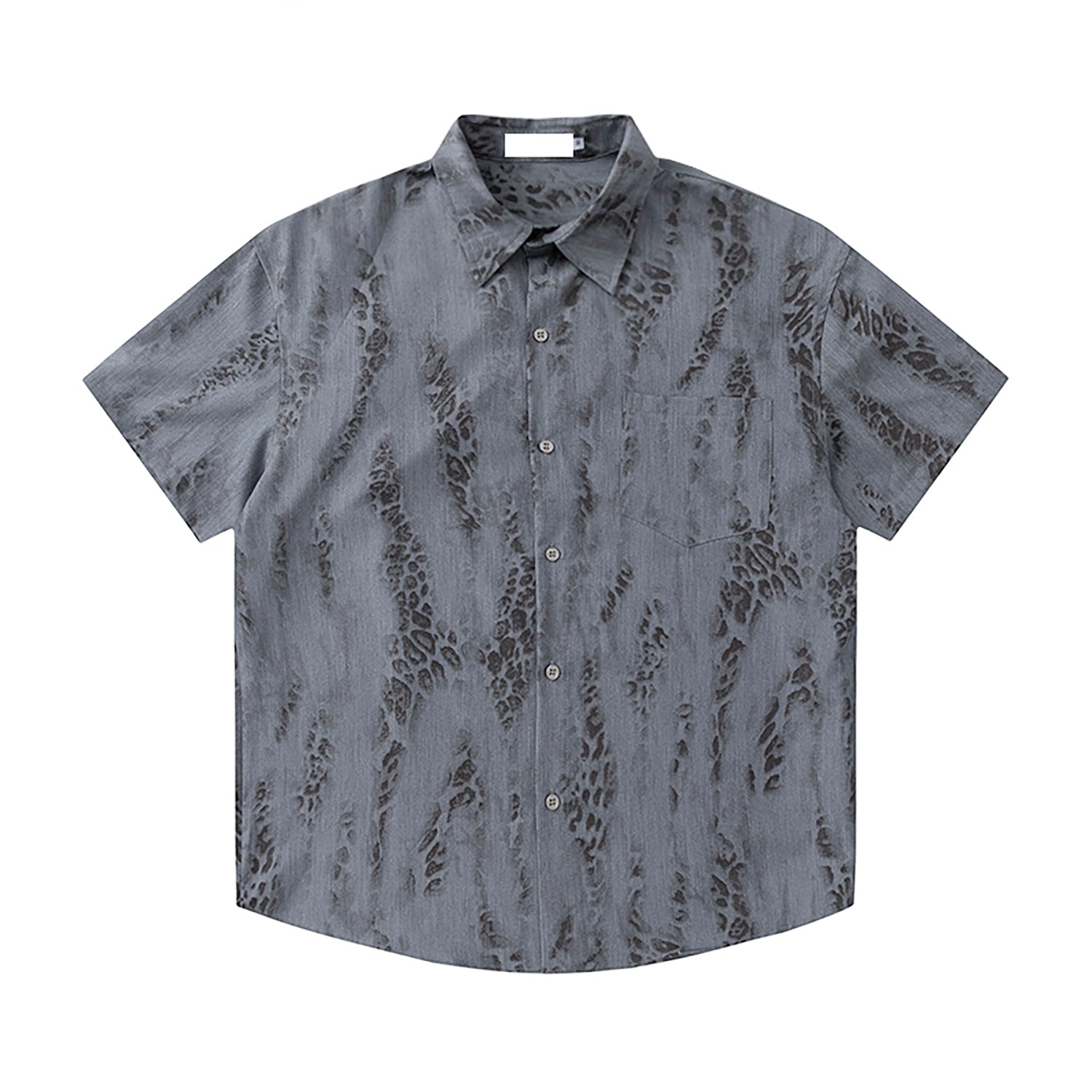 MICHINNYON Vintage Loose Full Print Shirt