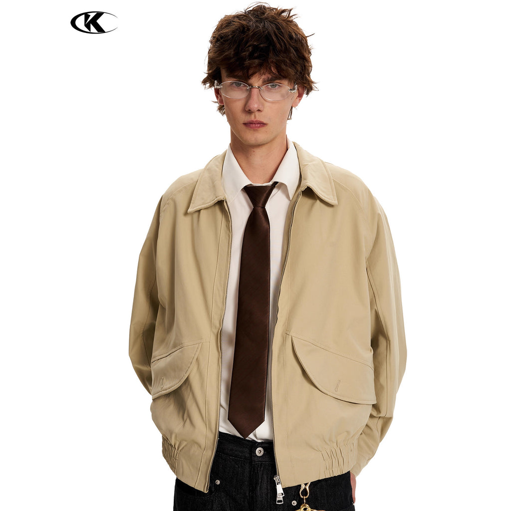 11KN Lapel Loose Casual Three-dimensional Jacket