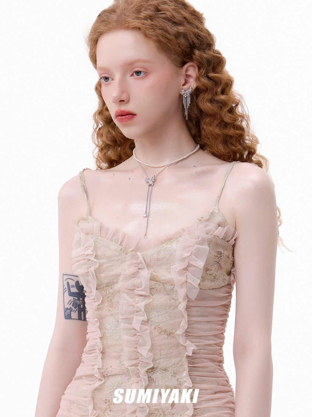 SUMIYAKI Butterfly Fudge Series Pearl Necklace