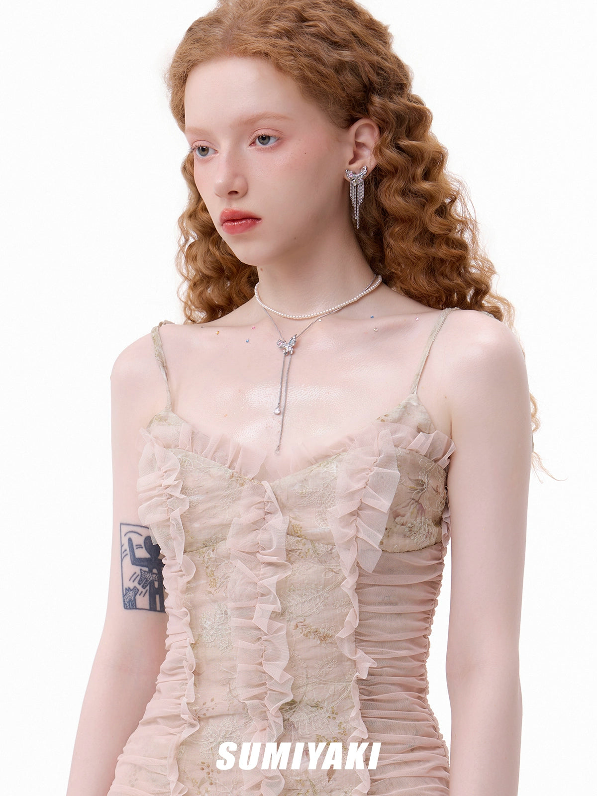 SUMIYAKI Butterfly Fudge Series Pearl Necklace