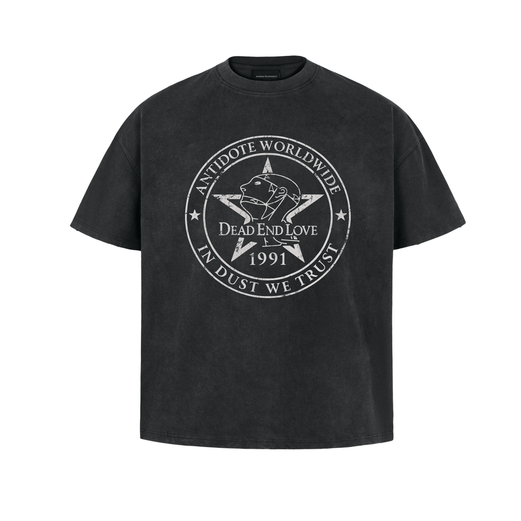 ANTIDOTE Head Symbol Wear Print Casual Tee