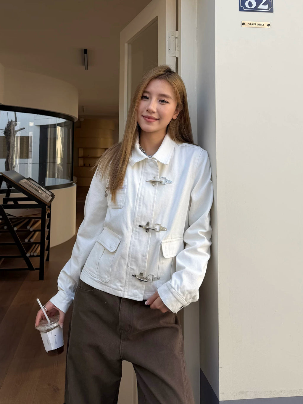 CCYE Vintage Versatile Front Shoulder Jacket