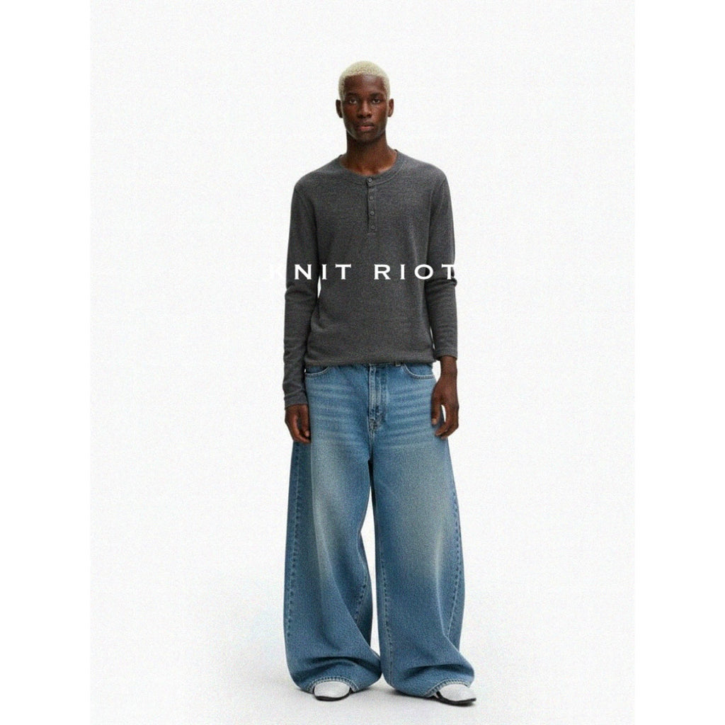 KNITRIOT Simple Skin-friendly Bottoming Long-sleeved Knitted Sweater