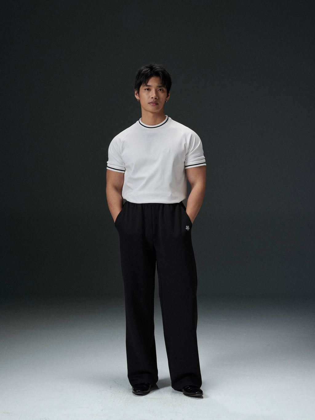 AFTERGLOW Splicing Casual Versatile TEE