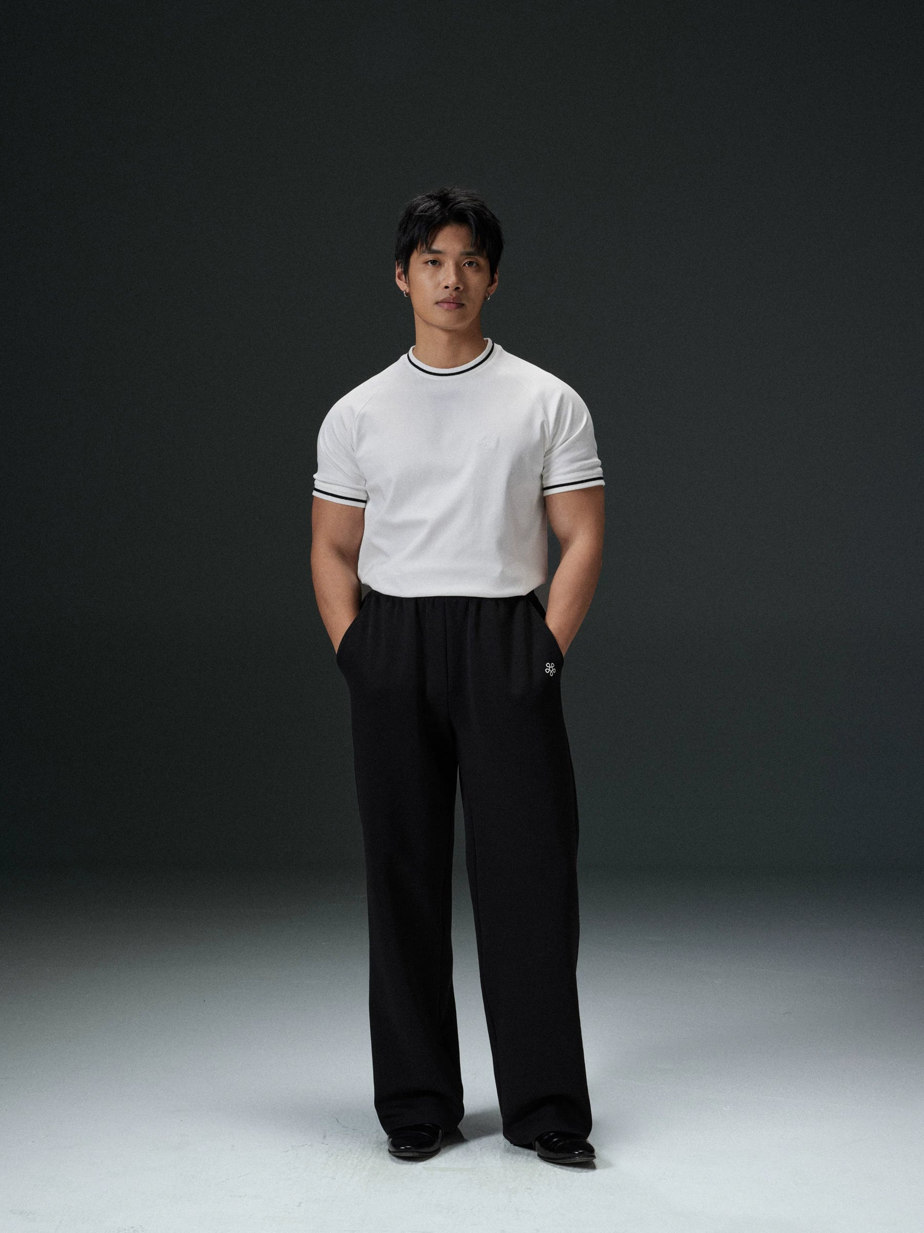 AFTERGLOW Splicing Casual Versatile TEE