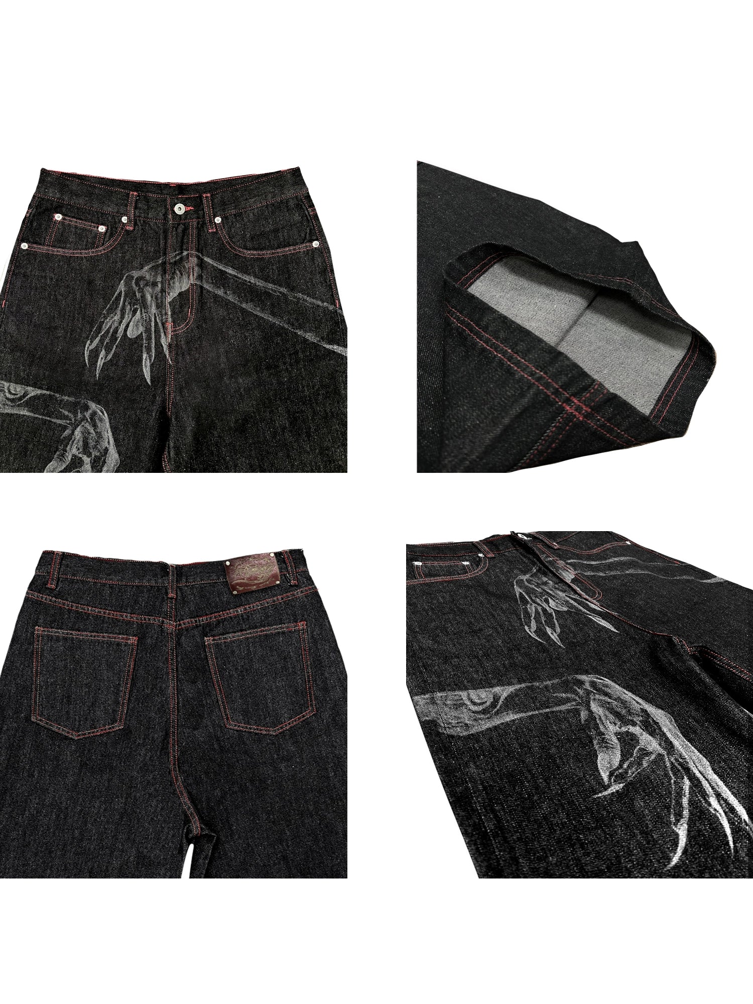 WANNA LAB Straight Original Denim Trousers