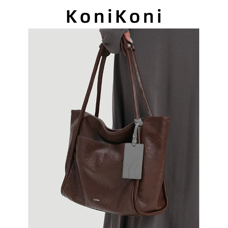 KoniKoni Niche Premium Large Capacity Shoulder Bag