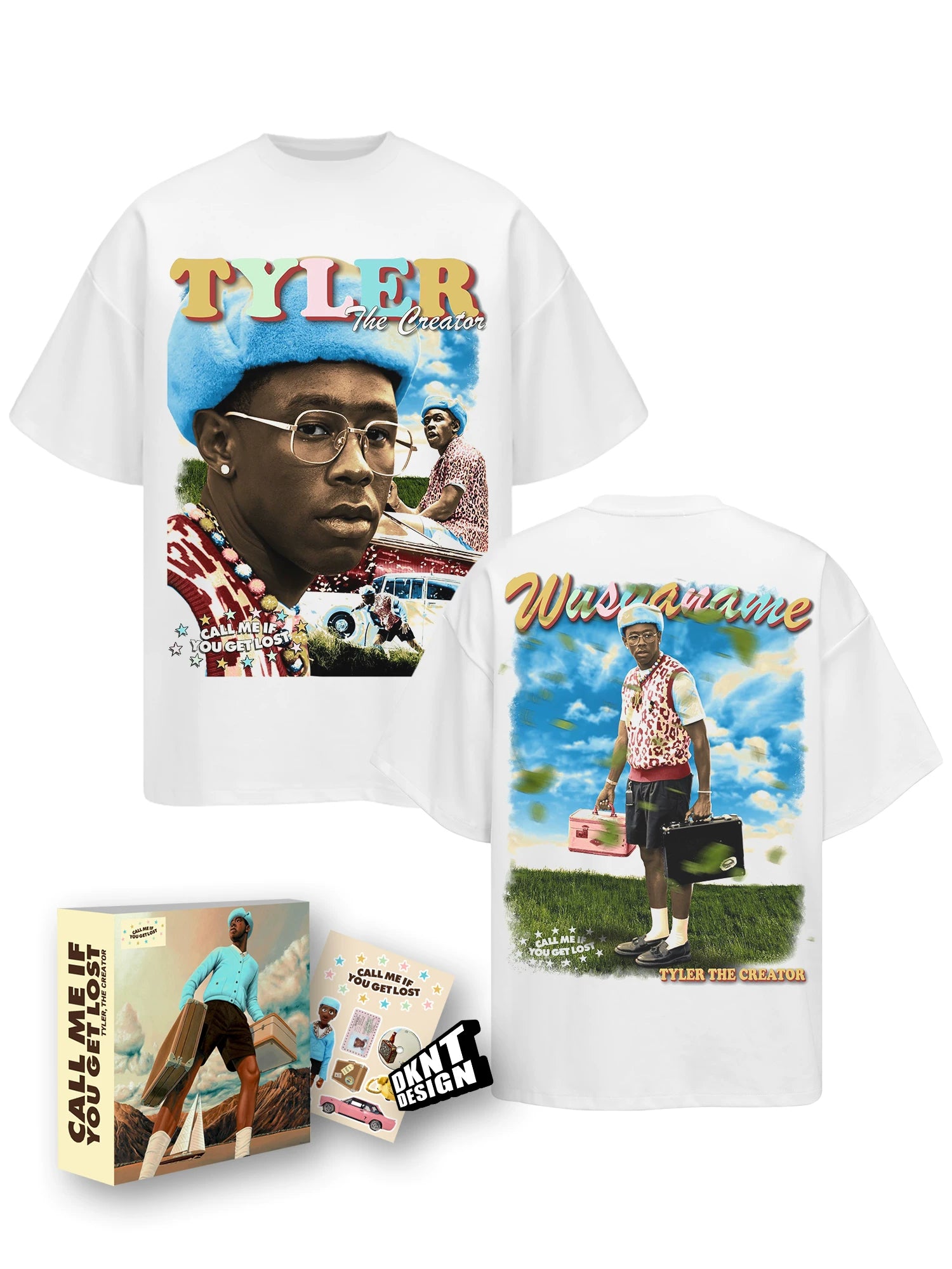 DKNT Hip Hop Portrait Casual Tee