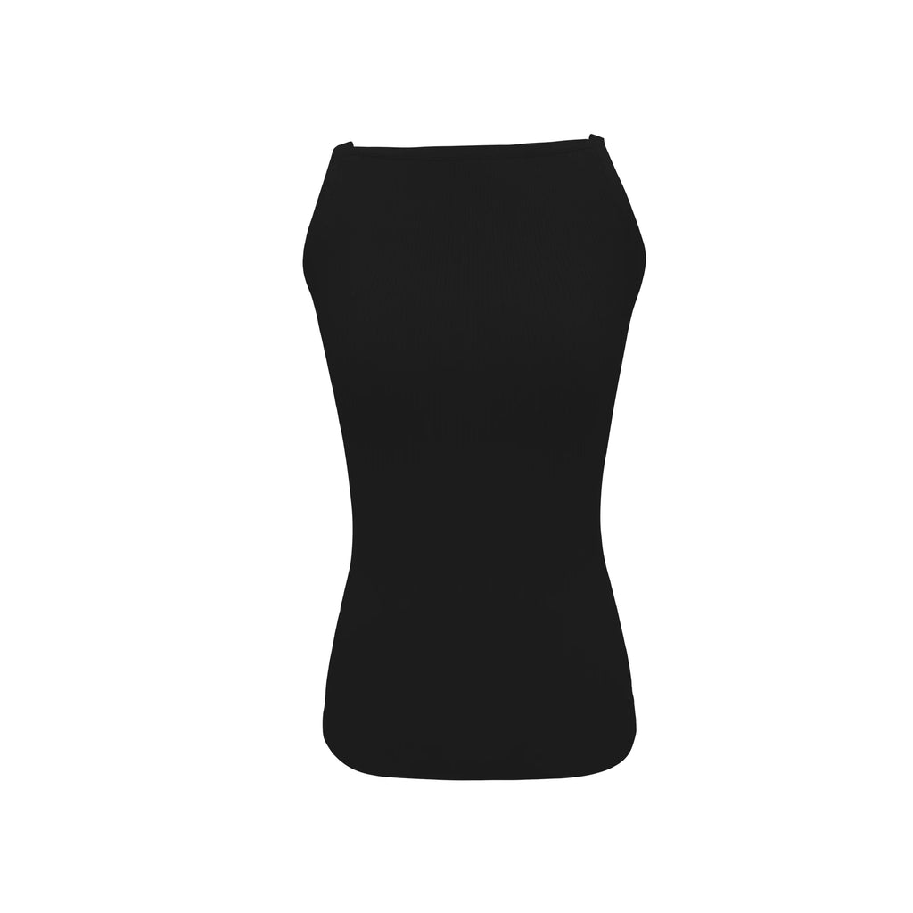 Veryrareme One-Neck Knitted Sling Vest