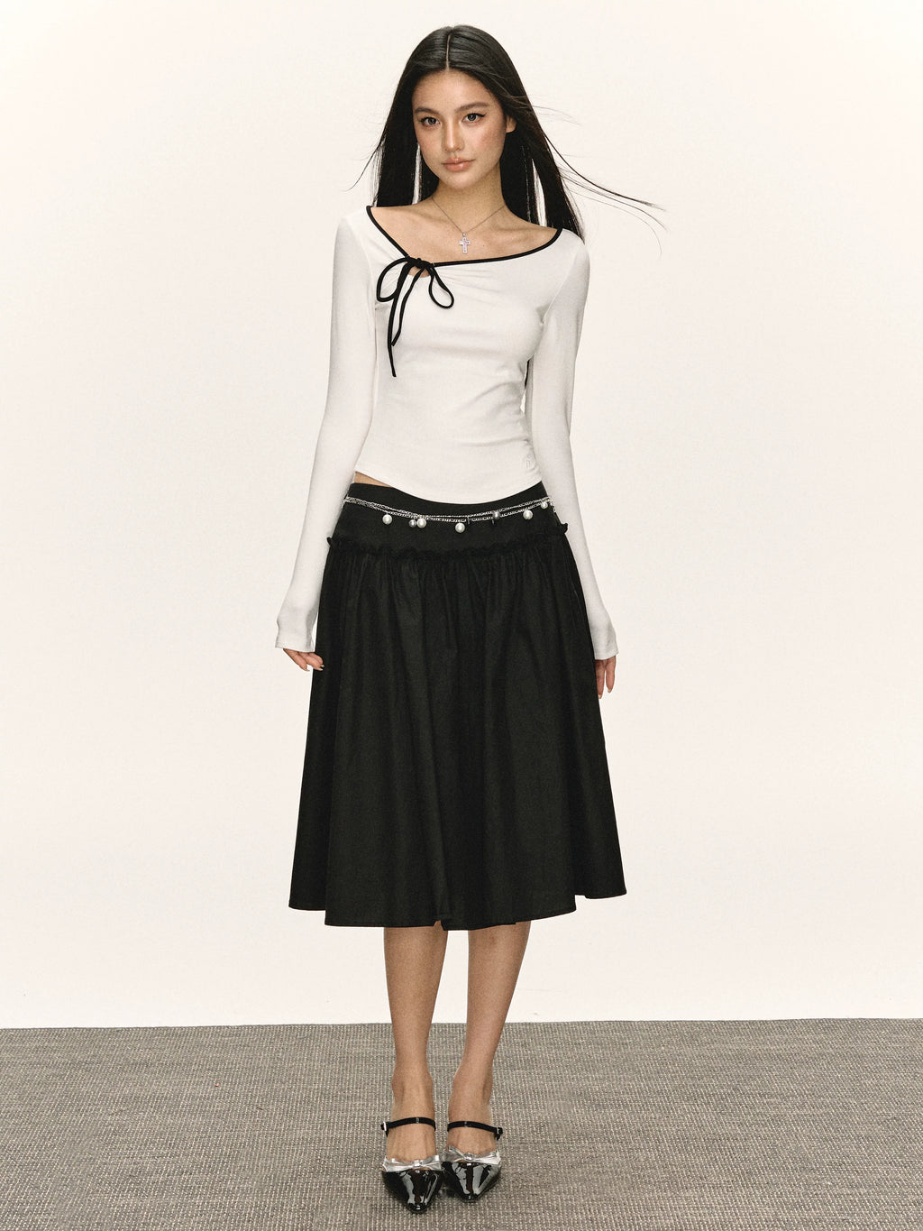 Ariseism Vintage Casual Versatile Skirt