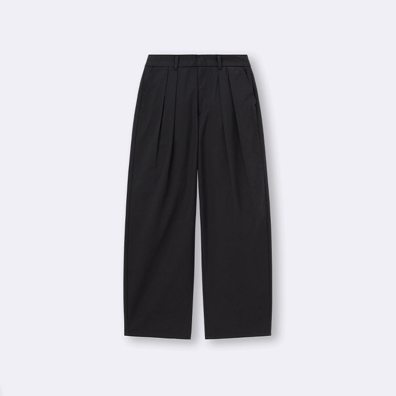 GU Barrel Pleated Pants Loose Scimitar Pants