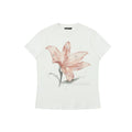 TGNS Lily Print Casual Slim Shoulder Tee