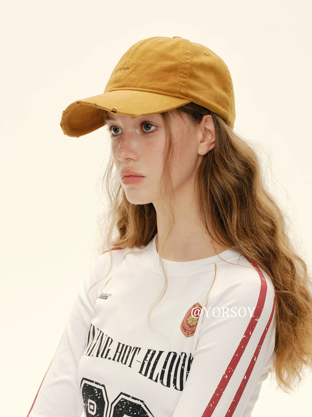 YORSOY Retro Old Ripped Baseball Cap
