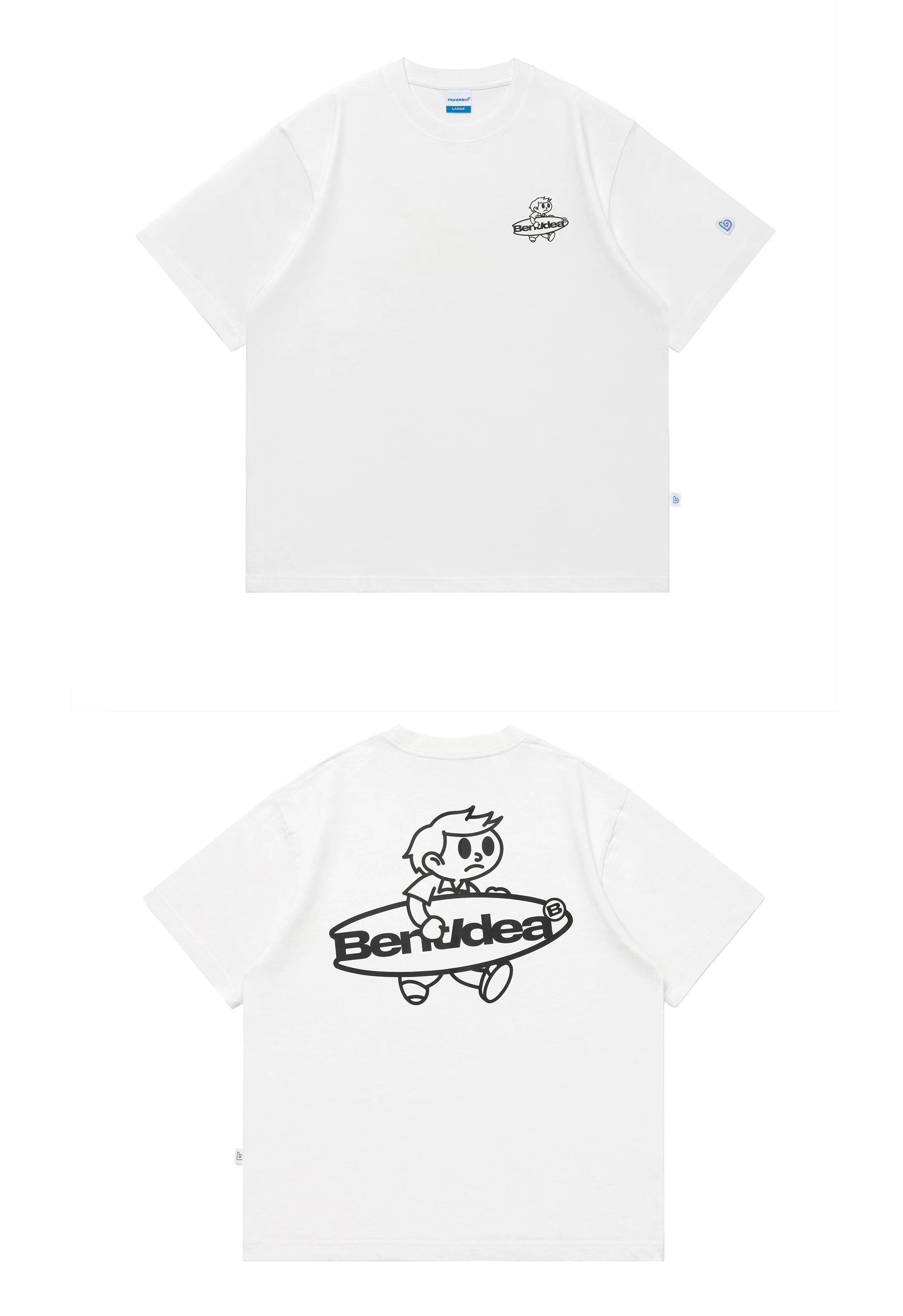BENT IDEA Fun Print Casual Tee