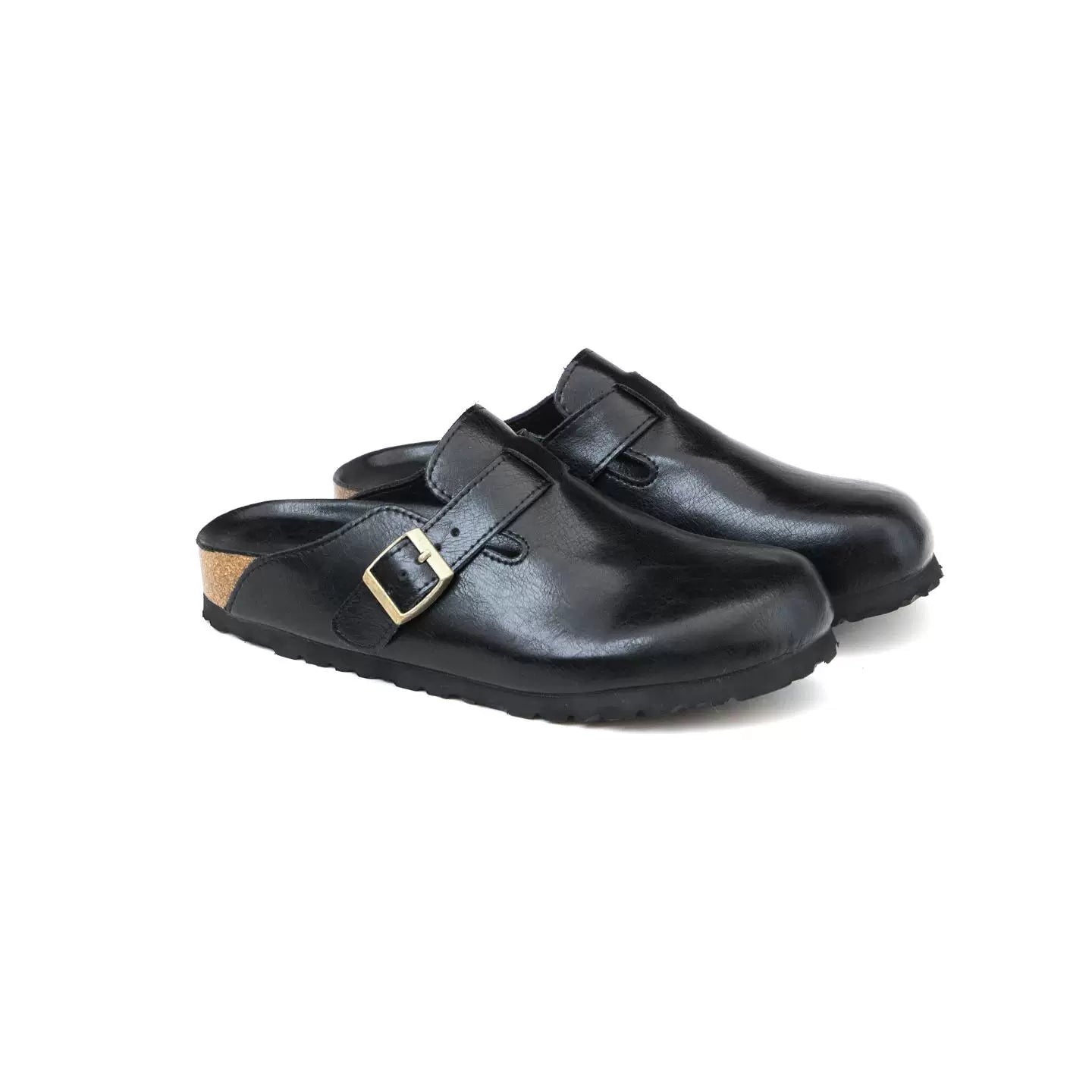 LIVINGTOWN Versatile One-pedal Half-drag Leather Shoes