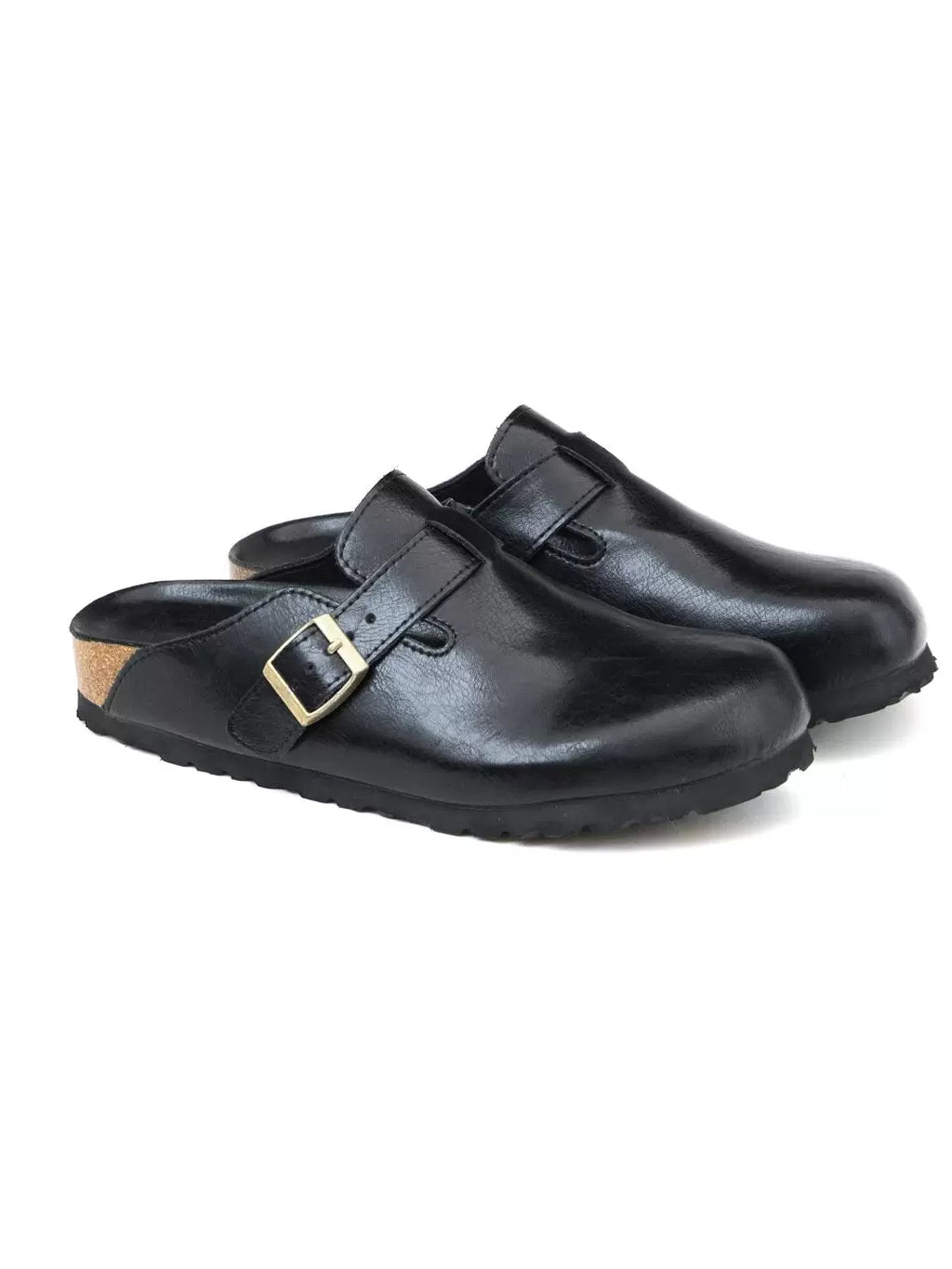 LIVINGTOWN Versatile One-pedal Half-drag Leather Shoes