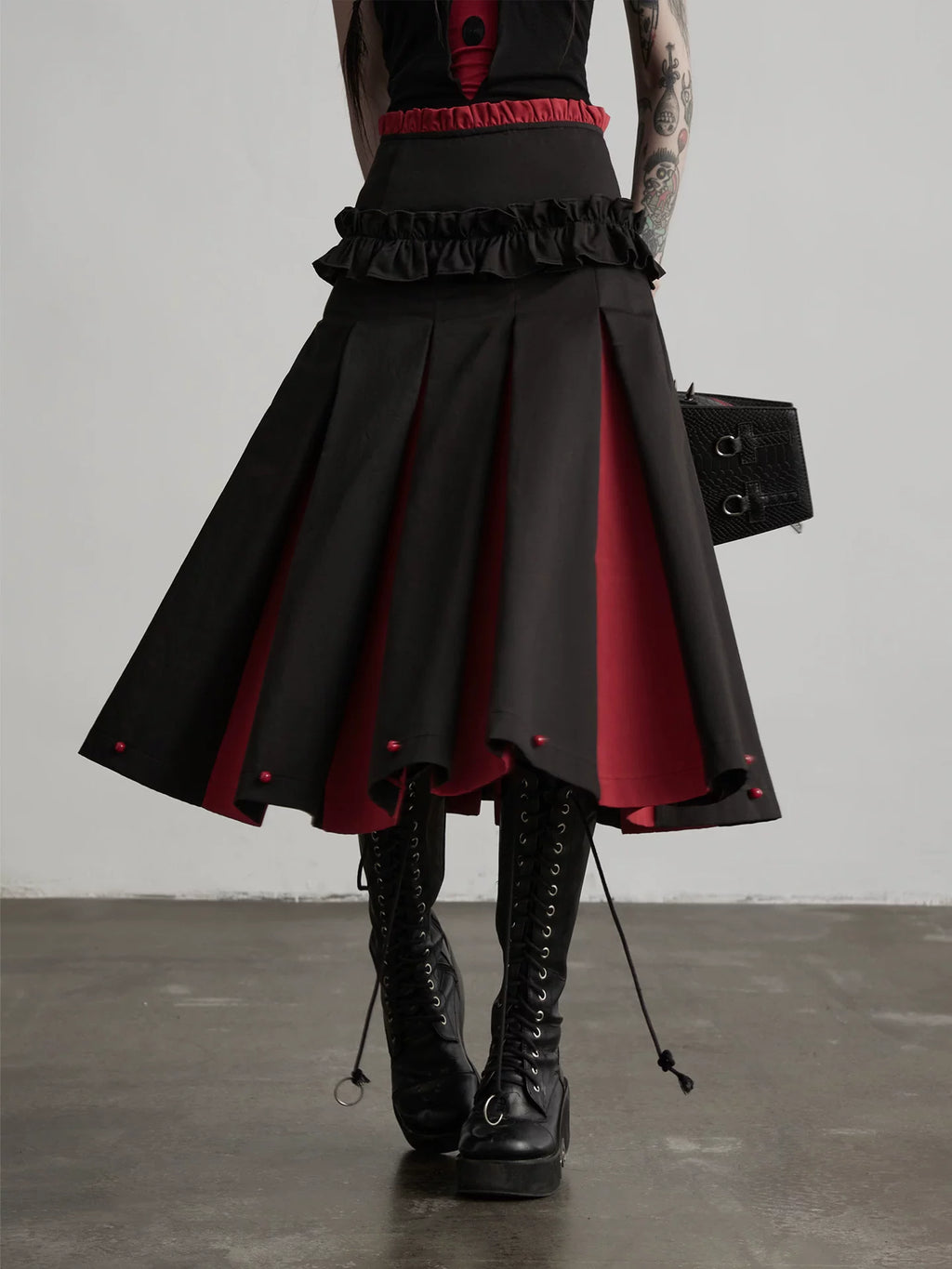 INDULGE Pleated Comfortable Skirt