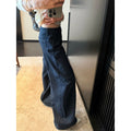YOUNG KYLIN Wide-leg Casual Polka-dot Jeans