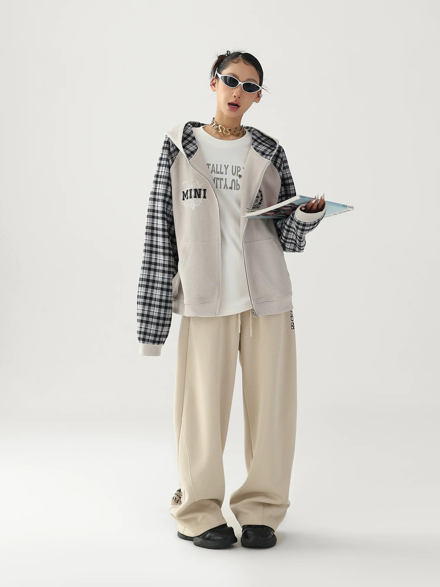 AceStudios Casual Letter Print Drawstring Sweatpants
