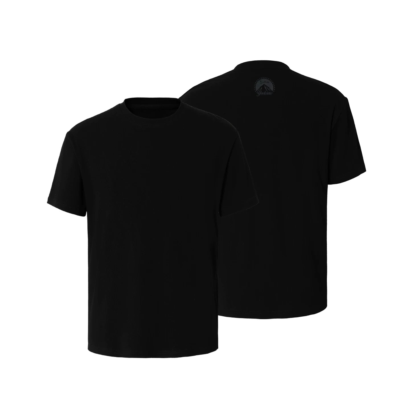 YAD Spoof Snow Mountain Print Slim Tee