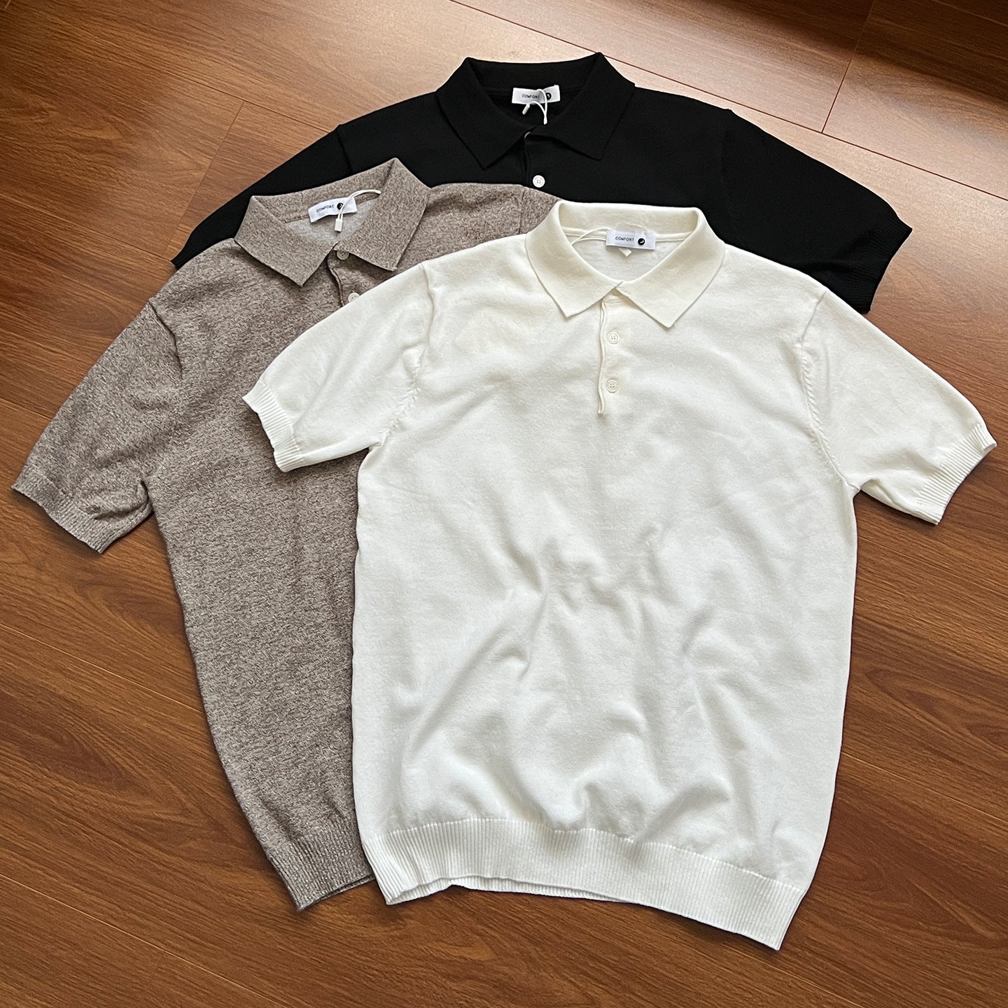 UNF Knitted Casual Polo Shirt