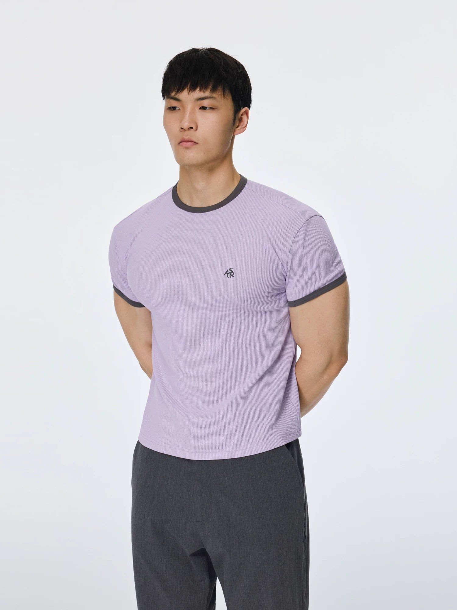 AFTERGLOW Retro Contrasting Slim Tee
