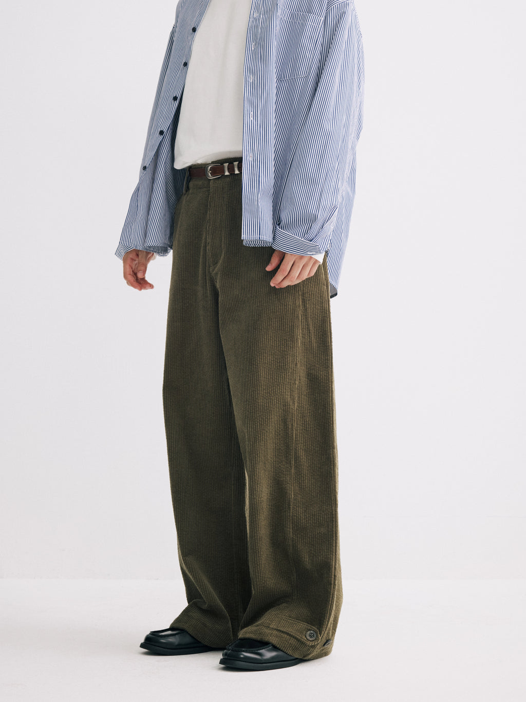 CARPEM Retro Corduroy Straight Overalls